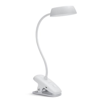 Philips - LED dæmpbar lampe med klemme DONUTCLIP LED/3W/5V 1200 mAh CRI 90 hvid