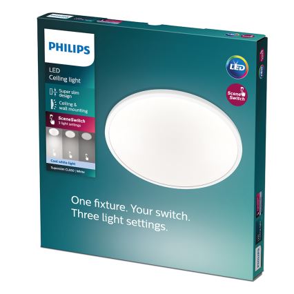 Philips - LED Dæmpbar loftlampe LED/15W/230V 4000K
