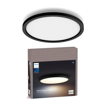 Philips - LED-dæmpbar loftlampe Hue AURELLE LED/21W/230V 2200-6500K Ø 39,5 cm sort
