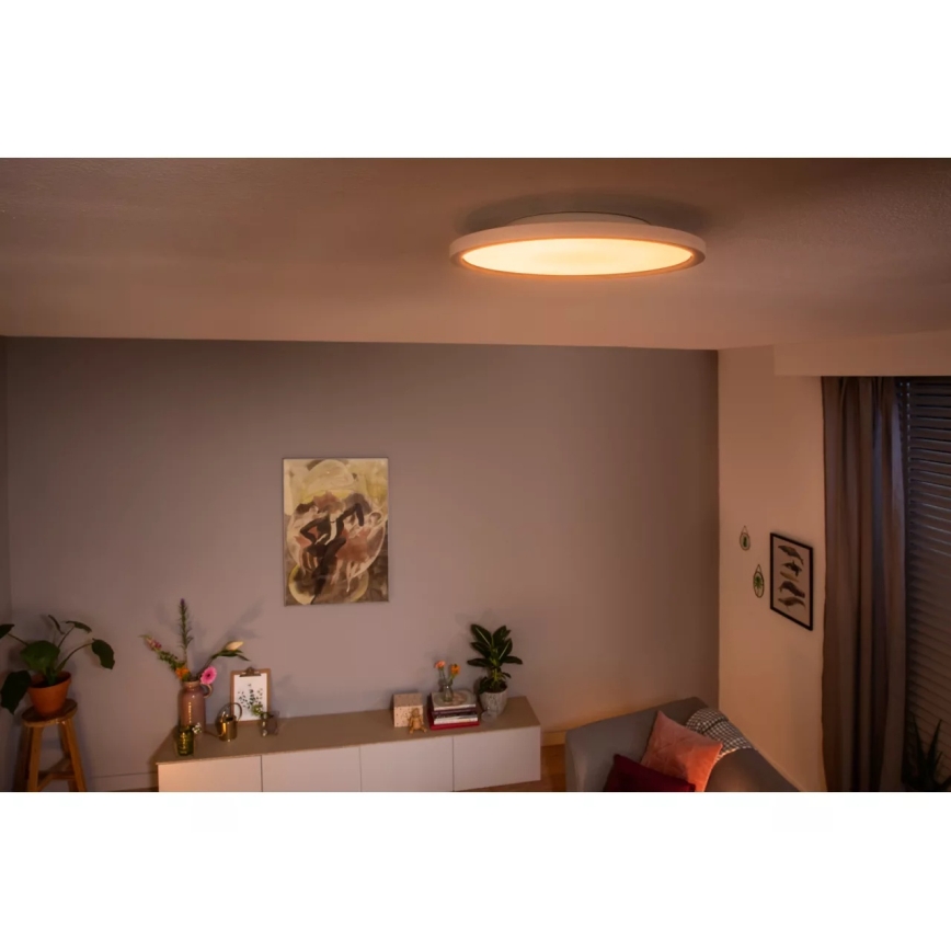 Philips - LED dæmpbar loftlampe Hue AURELLE LED/21W/230V 2200-6500K Ø 39,5 cm hvid