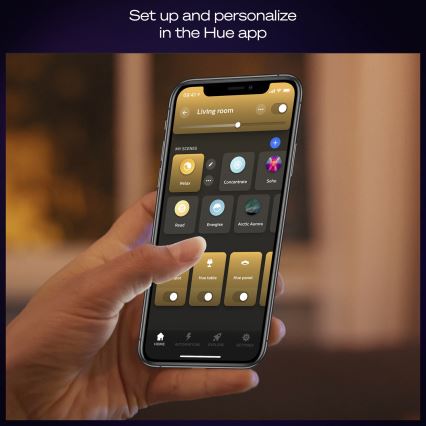 Philips - LED dæmpbart loftarmatur Hue AURELLE LED/39W/230V 2200-6500K 120x30 cm hvid