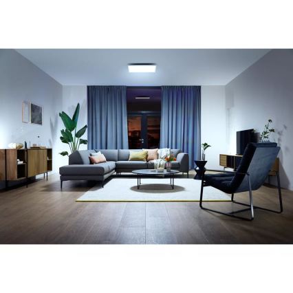 Philips - LED dæmpbar loftlampe Hue AURELLE LED/39W/230V 2200-6500K 60x60 cm hvid