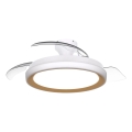 Philips - LED dæmpbar loftlampe med ventilator BLISS LED/35W/230V guld + fjernbetjening