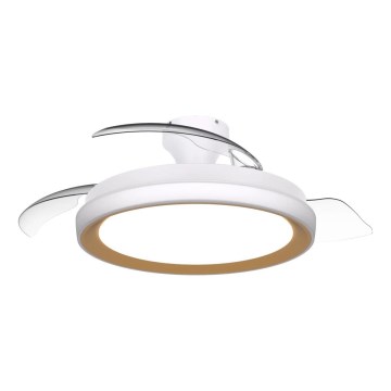 Philips - LED dæmpbar loftlampe med ventilator BLISS LED/35W/230V guld + fjernbetjening