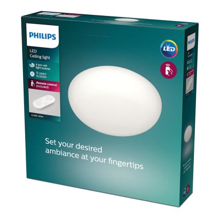 Philips - Dæmpbar LED-loftlampe LED/23W/230V + fjernbetjening