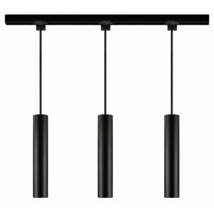 Philips - LED RGBW Dæmpbar pendel på wire i skinnesystemet EASYLINK HUE 3xGU10/4,7W/230V 2200-6500K 1m sort + Hue bridge