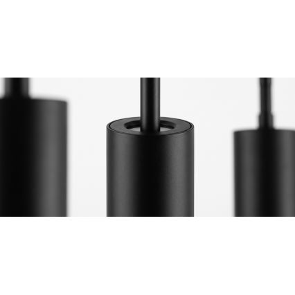 Philips - LED RGBW Dæmpbar pendel på wire i skinnesystemet EASYLINK HUE 3xGU10/4,7W/230V 2200-6500K 1m sort + Hue bridge