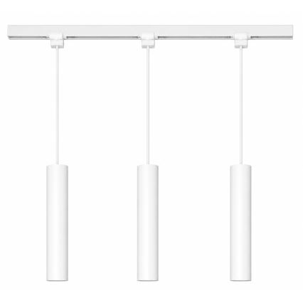 Philips - LED RGBW dæmpbar kabelpendel til EASYLINK HUE skinnesystem 3xGU10/4,7W/230V 2200-6500K 1 m hvid + Hue Bridge