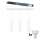 Philips - LED dæmpbar pendel til skinnesystemet EASYLINK 3xGU10/7W/230V 2200-2700K 1 m hvid
