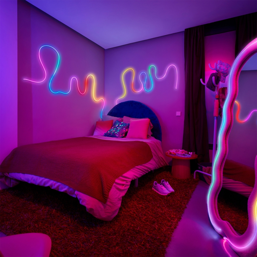 Philips - LED RGBIC Dæmpbar LED-strip SMART NEON FLEX 10 m LED/45W/230V 2700-6500K Wi-Fi