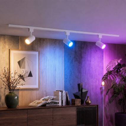 Philips - LED RGBW dæmpbar spotlampe til EASYLINK HUE skinnesystem 3xGU10/4,7W/230V 2200-6500K 1m hvid