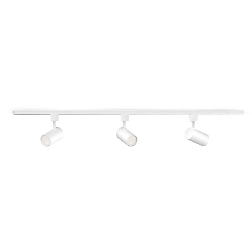 Philips - LED RGBW dæmpbar spotlampe til EASYLINK HUE skinnesystem 3xGU10/4,7W/230V 2200-6500K 1m hvid