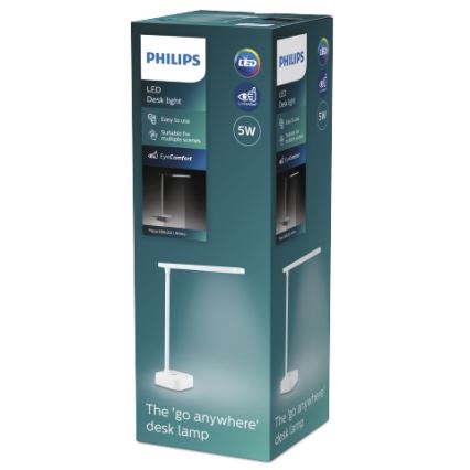 Philips - LED dæmpbar touch bordlampe TILPA LED/5W/5V 1800 mAh