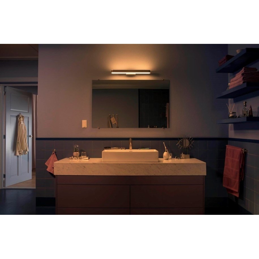 Philips - LED dæmpbart badeværelsesspejl belysning ADORE LED/33,5W/230V IP44 + fjernbetjening