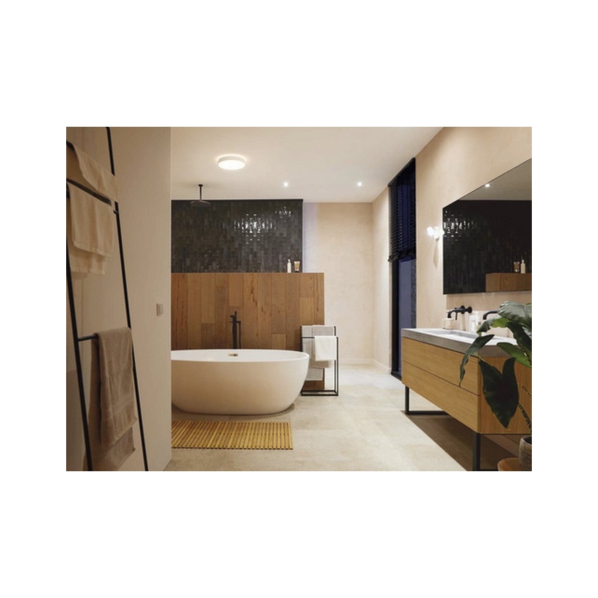 Philips - LED dæmpbart badeværelseslys Hue DEVERE LED/33,5W/230V IP44 Ø 425 mm 2200-6500K + fjernbetjening