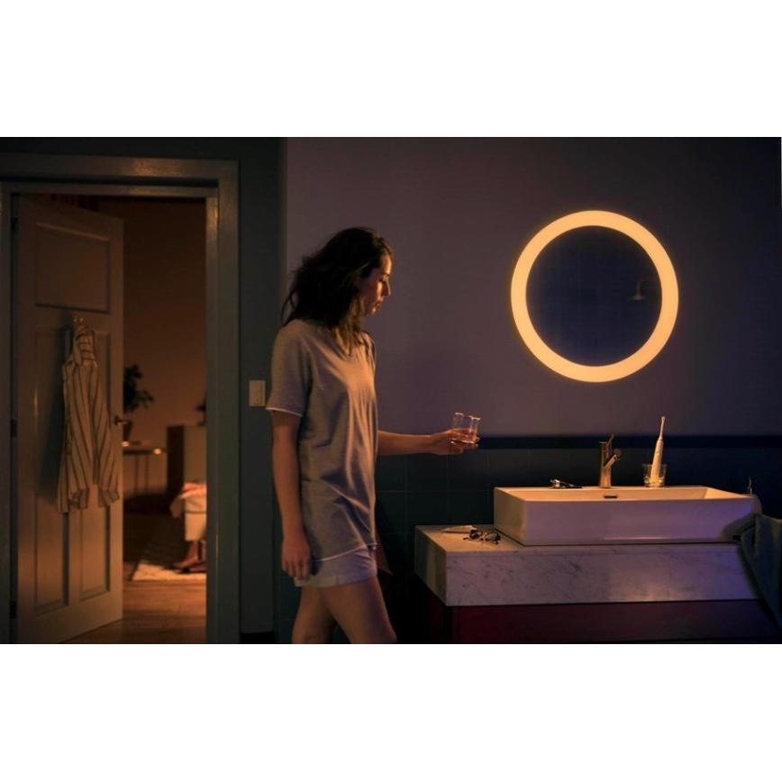 Philips - LED dæmpbart badeværelsesspejl Hue ADORE LED/27W/230V + fjernbetjening IP44