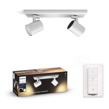 Philips - LED Dæmpbart lys Hue RUNNER 2xGU10/5W/230V + fjernbetjening