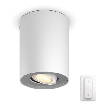 Philips - LED dæmpbart spotlys Hue PILLAR 1xGU10/5,5W + fjernbetjening