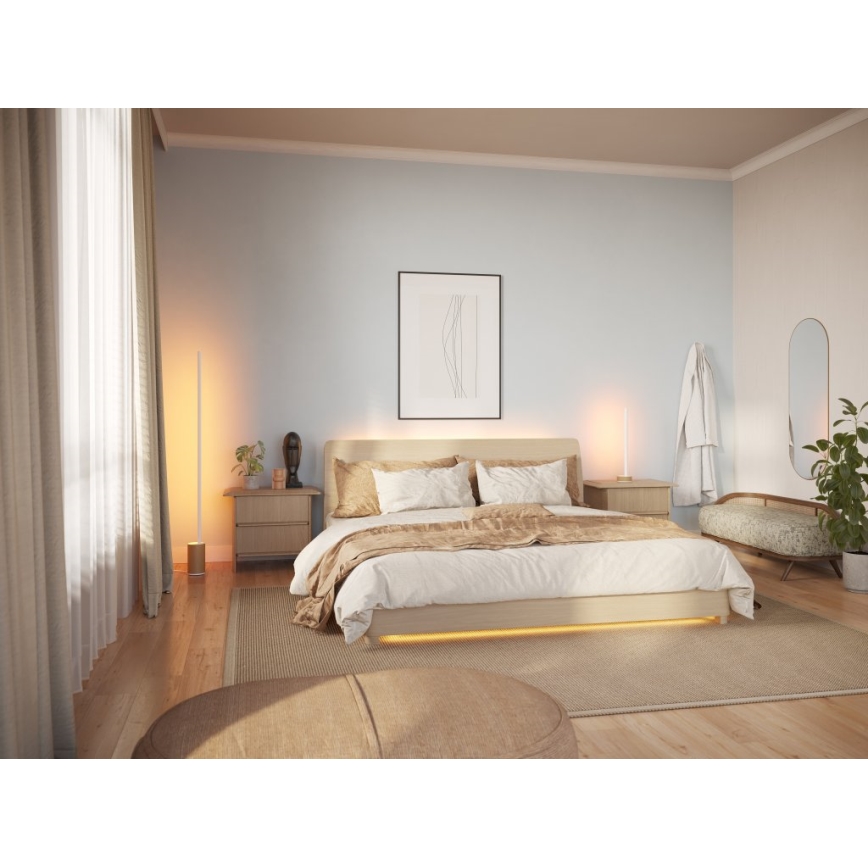 Philips - LED gulvlampe dæmpbar RGBW-farver Hue SIGNE LED/29W/230V 2000-6500K beige