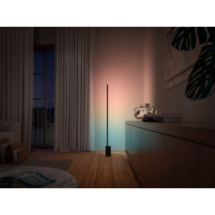 Philips - LED gulvlampe dæmpbar RGBW-farver Hue SIGNE LED/29W/230V 2000-6500K sort