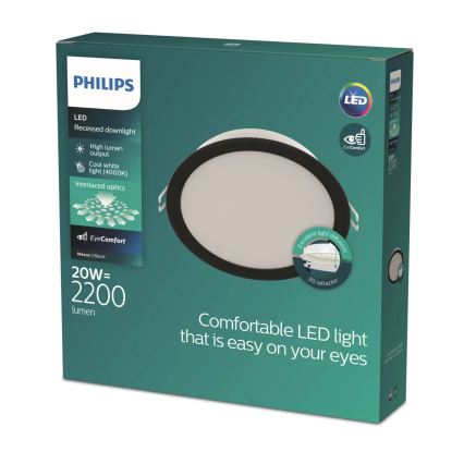 Philips - LED indbygningsarmatur MESON LED/20W/230V 4000K
