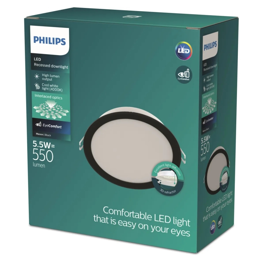 Philips - LED indbygningsarmatur MESON LED/5,5W/230V 4000K