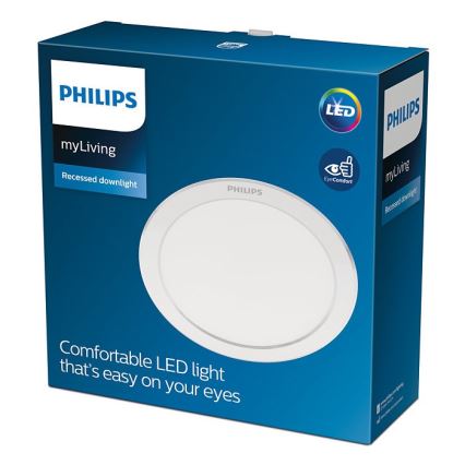 Philips - LED indbygningslampe LED/13W/230V 3000K
