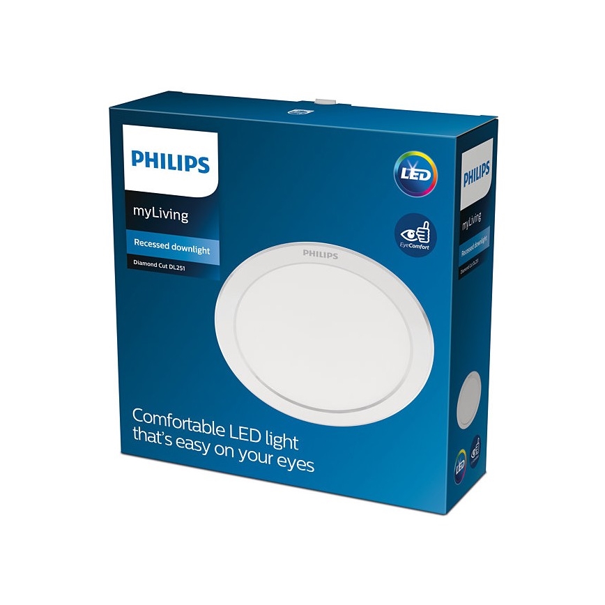 Philips - LED indbygningslampe LED/17W/230V 3000K