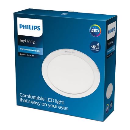 Philips - LED indbygningslampe LED/17W/230V 4000K