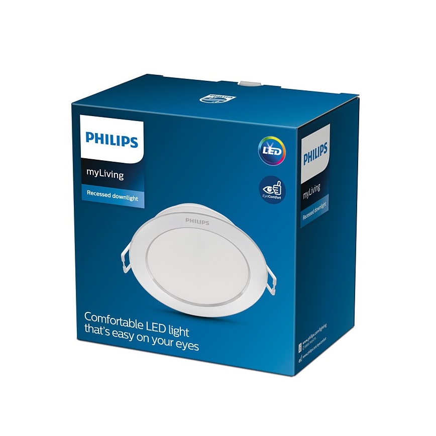 Philips - LED indbygningslampe LED/3,5W/230V 3000K