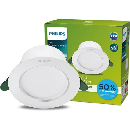 Philips - LED indbygningslampe LED/4,8W/230V 3000K