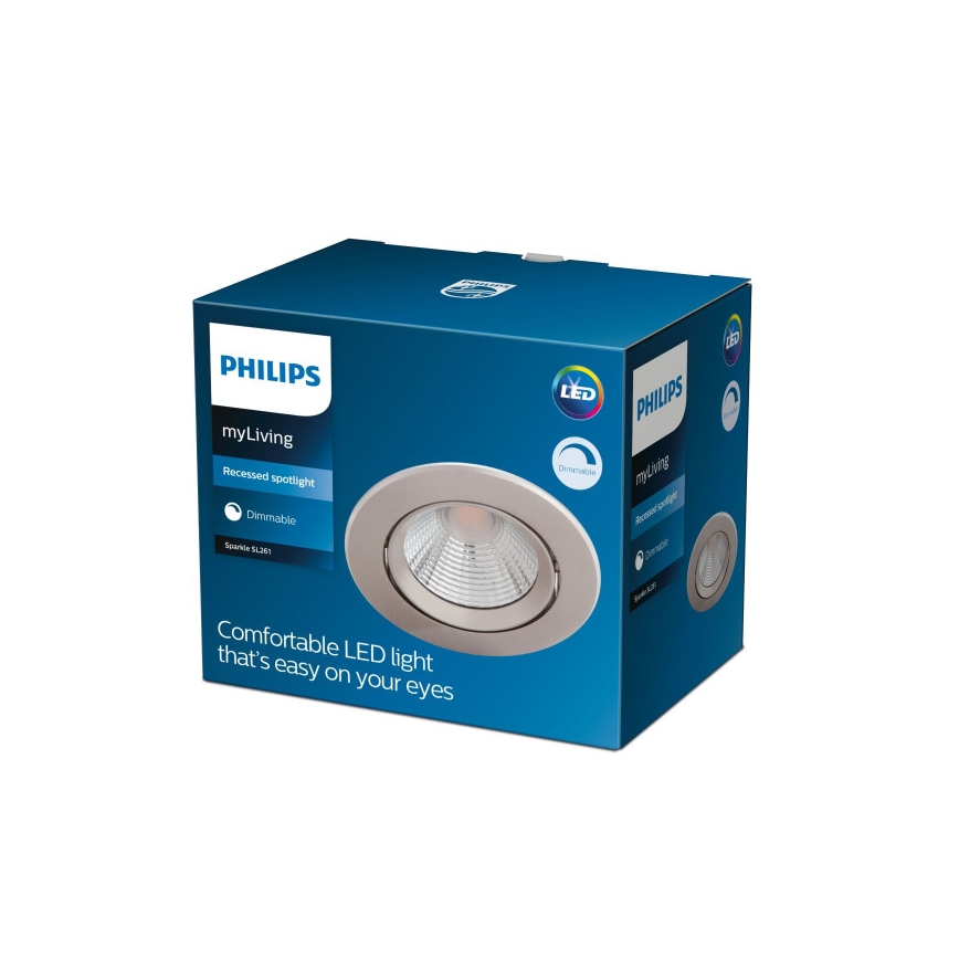 Philips - LED indbygningslampe dæmpbar SPARKLE LED/5,5W/230V