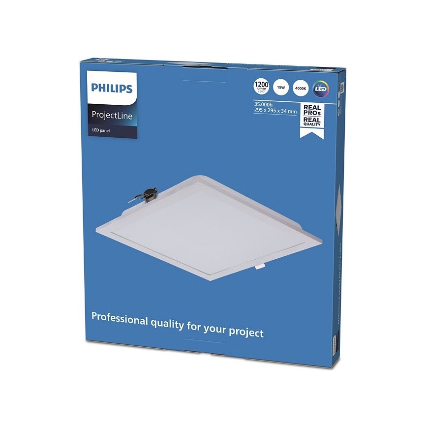 Philips - LED indbygningslampe PROJECTLINE LED/15W/230V 29,5x29,5 cm