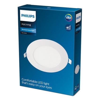 Philips - LED indbygningslampe SLIM LED/9W/230V 3000K