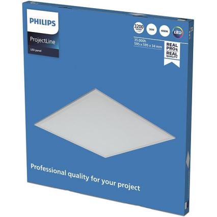 Philips - LED indbygningspanel PROJECTLINE LED/36W/230V 59,5x59,5 cm