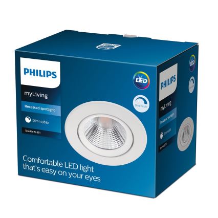 Philips - LED indbygningsspot dæmpbar LED/5,5W/230V 2700K