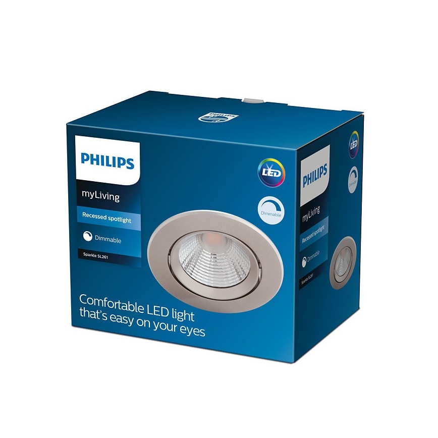 Philips - LED indbygningsspot dæmpbar LED/5,5W/230V