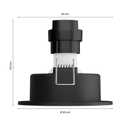 Philips - LED indbygningsspot dæmpbart RGB-farver light Hue CENTURA 1xGU10/5,7W/230V 2000-6500K