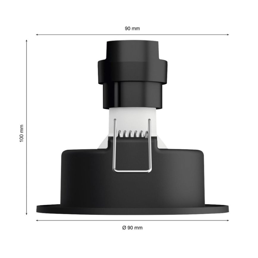 Philips - LED indbygningsspot dæmpbart RGB-farver light Hue CENTURA 1xGU10/5,7W/230V 2000-6500K
