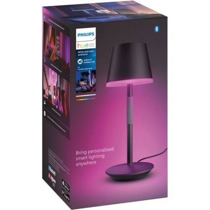 Philips - Udendørs LED lampe m. touch-funktion dæmpbar RGBW-farver Hue GO LED/6,2W/230V 2000-6500K IP54