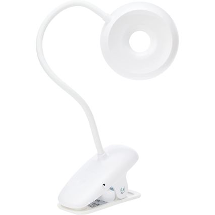 Philips - LED lampe med klemme dæmpbar DONUTCLIP LED/3W/5V 1200 mAh CRI 90 hvid