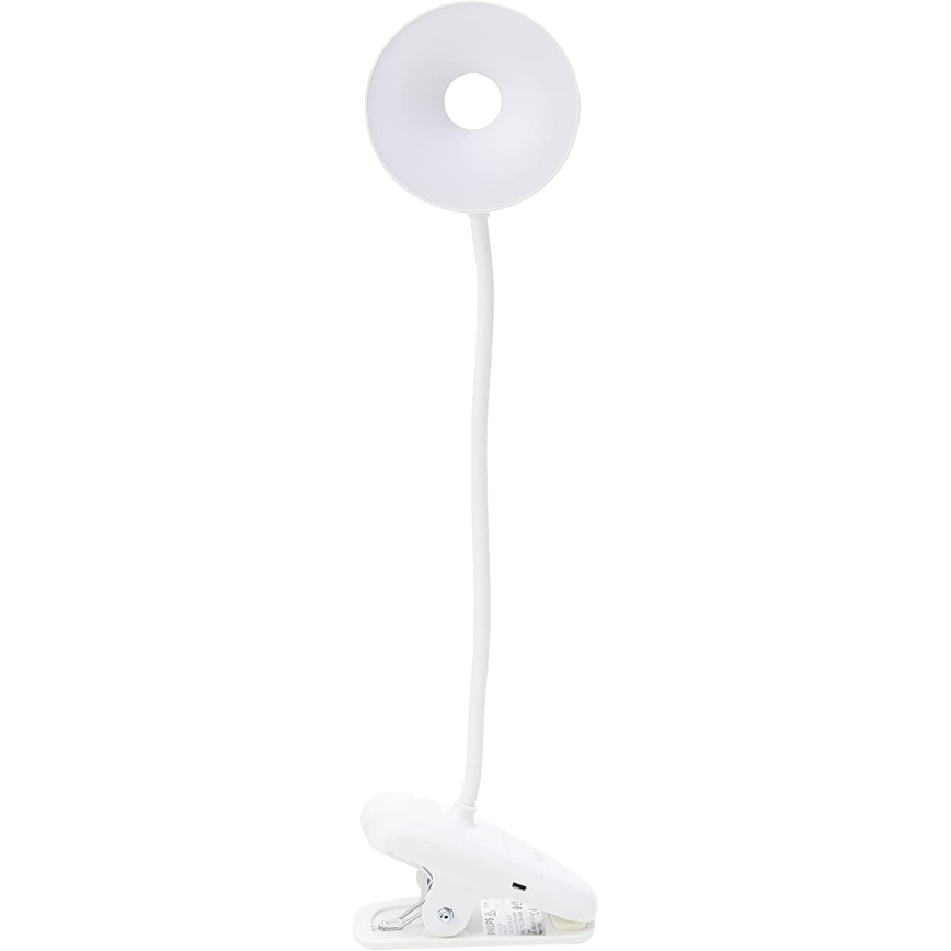 Philips - LED lampe med klemme dæmpbar DONUTCLIP LED/3W/5V 1200 mAh CRI 90 hvid