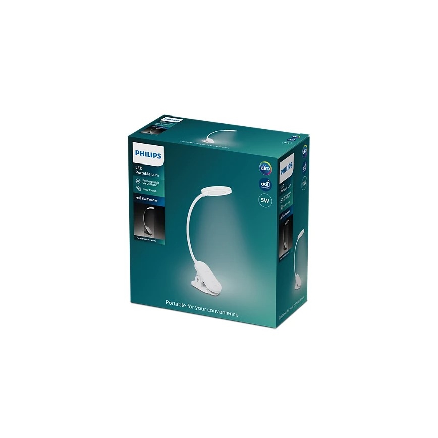 Philips - LED lampe med klemme dæmpbar LED/5W/5V CRI 90