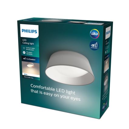 Philips - LED loftlampe LED/14W/230V grå