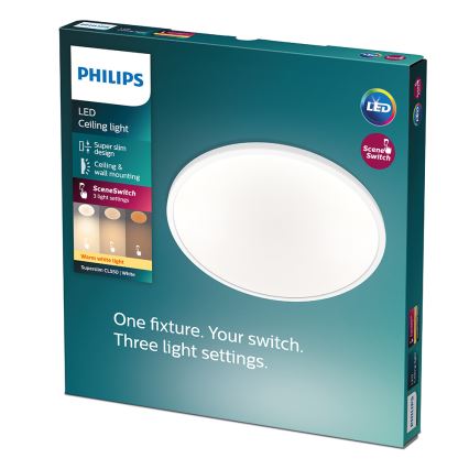 Philips - LED loftlampe dæmpbar 1xLED/15W/230V 2700K