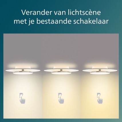 Philips- LED loftlampe dæmpbar SCENE SWITCH LED/40W/230V 2700K sort