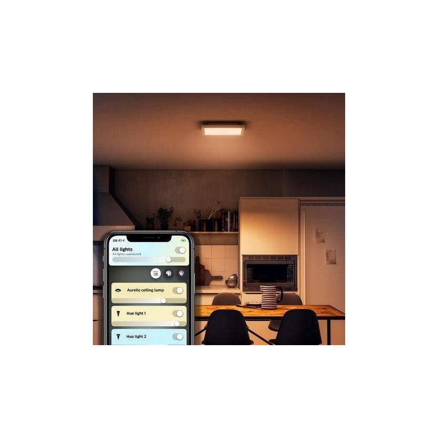 Philips - LED loftlampe dæmpbar Hue LED/19W/230V 2200-6500K + fjernbetjening