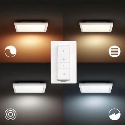 Philips - LED loftlampe dæmpbar Hue LED/19W/230V 2200-6500K + fjernbetjening