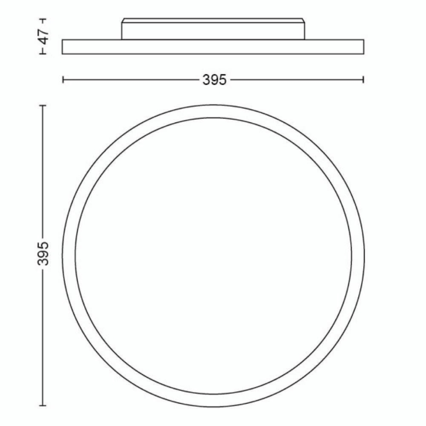 Philips - LED loftlampe dæmpbar Hue LED/19W/230V 2200-6500K + fjernbetjening