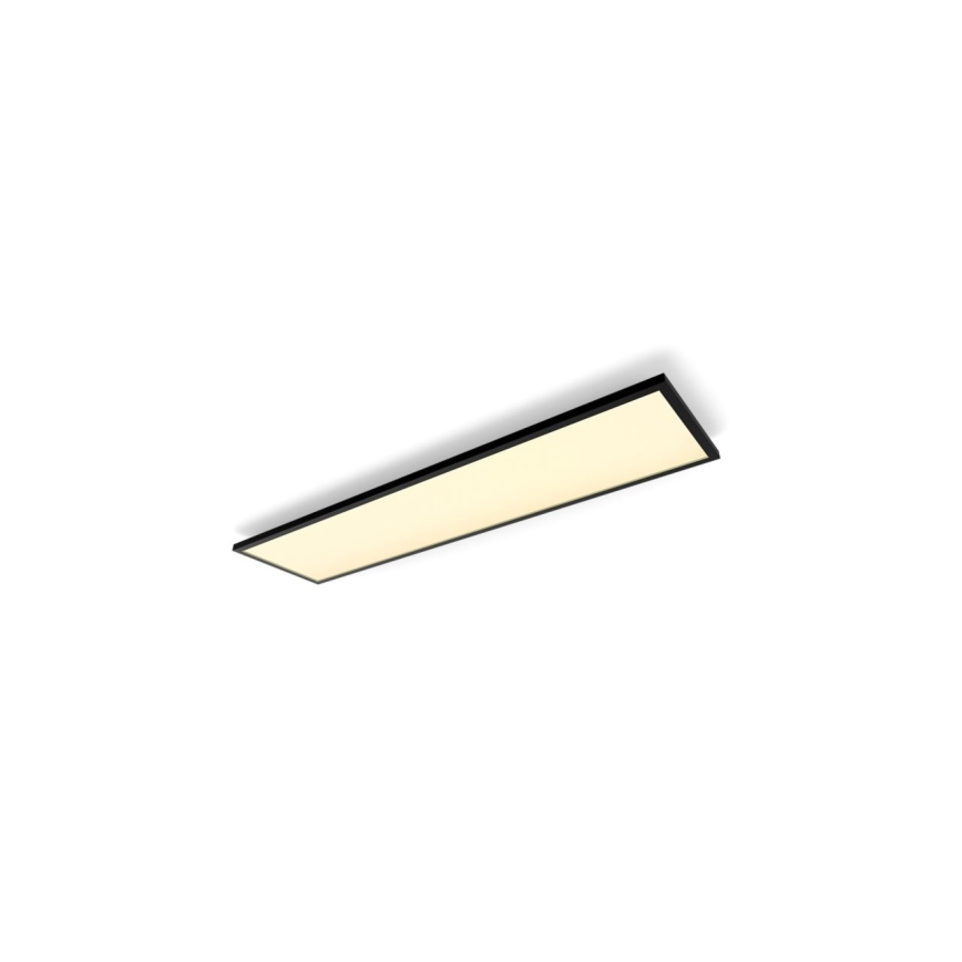 Philips - LED loftlampe dæmpbar Hue AURELLE LED/39W/230V 2200-6500K 120x30 cm sort